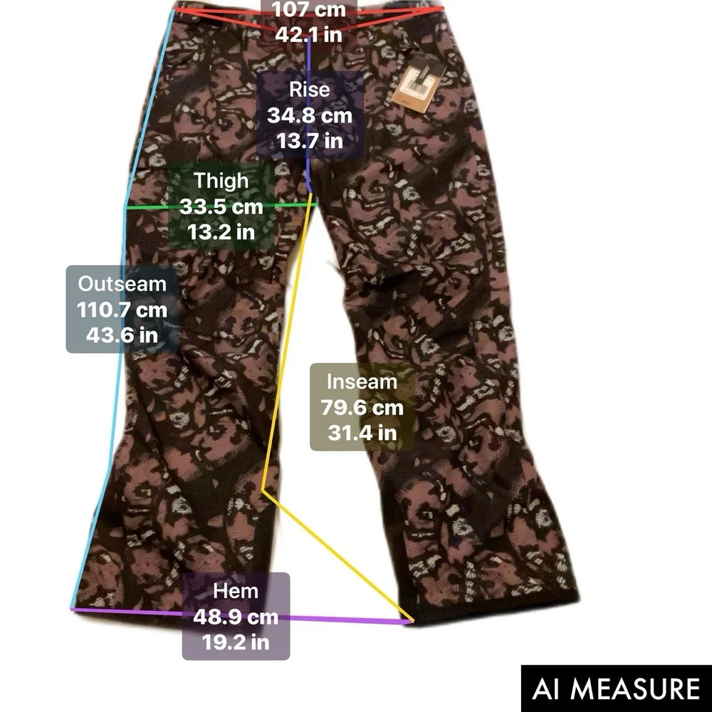 The North Face Freedom Men's Bib Pants Fawn‎ Grey snake Size XL